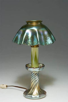 Favrile Candle Table Lamp by Tiffany