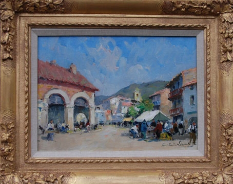 A Market Scene in  France