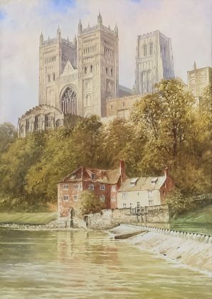 Durham Cathedral from the riverbank