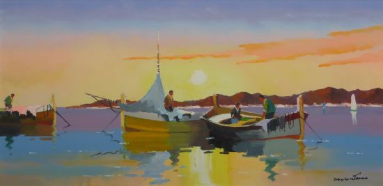 Dawn Fisherman, St Tropez