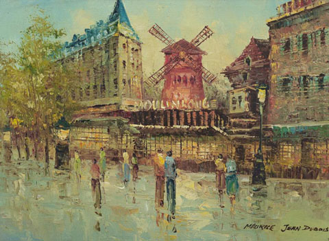 The Moulin Rouge, Paris