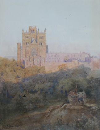 Durham Cathedral from South Street 1896