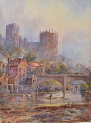 Durham Cathedral from the river bank