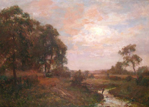 River Landscape - Evening