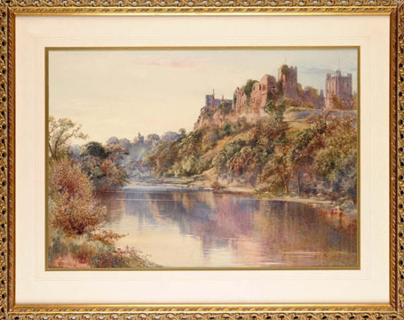 Richmond Castle from the Swale