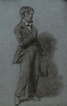 A drawing of John Evans