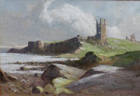 Dunstanburgh Castle from the beach