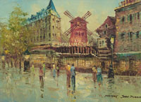 The Moulin Rouge, Paris