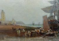 Unloading ships at North Shields